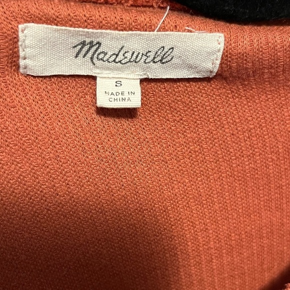 Madewell Burnt Orange Long-sleeve Top - Picture 6 of 11